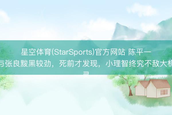 星空体育(StarSports)官方网站 陈平一直与张良黢黑较劲，死前才发现，小理智终究不敌大机灵