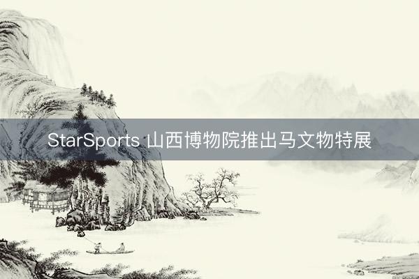 StarSports 山西博物院推出马文物特展