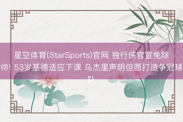 星空体育(StarSports)官网 独行侠官宣免除主帅! 53岁基德适应下课 乌杰里声明但愿打造争冠球队